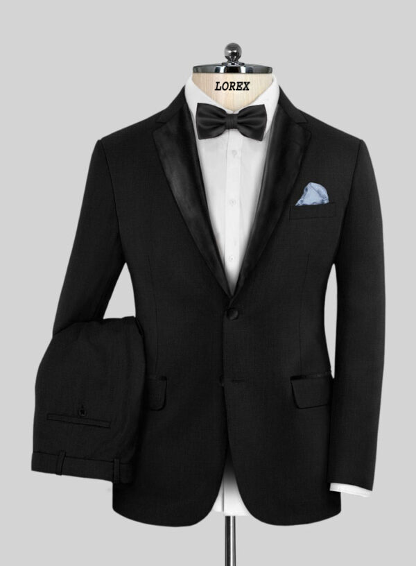 " Midnight Elegance: The Classic Black Tuxedo"